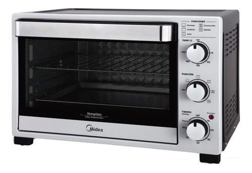 Imagen 2 de 3 de Horno De Mesa Eléctrico Midea To-m232sar2 32l Silver