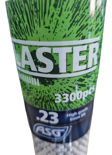 Balines Plasticos Asg Bbs 6mm X 3000 + 5 Repuestos Co2