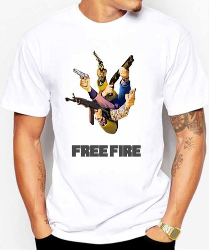 Camiseta De Caballero Free Fire Oferta