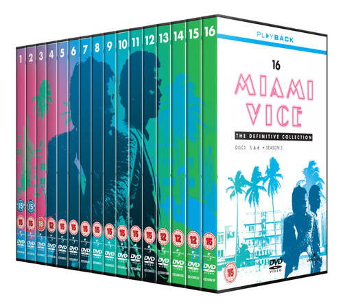 Division Miami Vice Serie Completa 5 Temporadas Dvd Latino