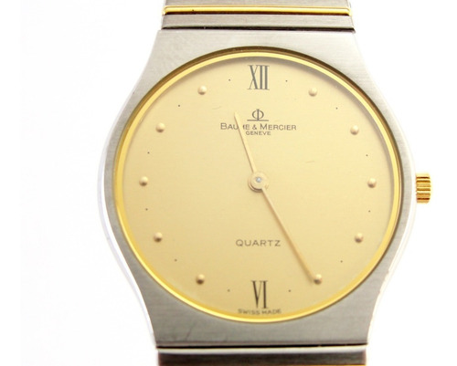 Relógio Baume & Mercier Aço E Ouro - Masculino - Original