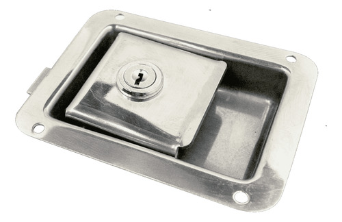 7 X Fechadura Inox Porta Bau Maleiro Furgão Motor Home Onibu