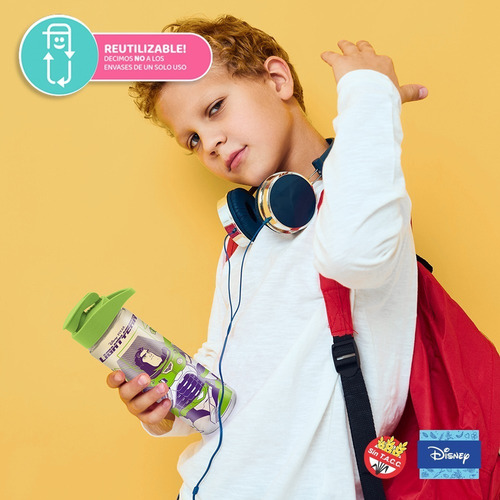 Imagen 3 de 4 de 2 Botella Infantil Agua Disney Toy Story Buzz Lightyear
