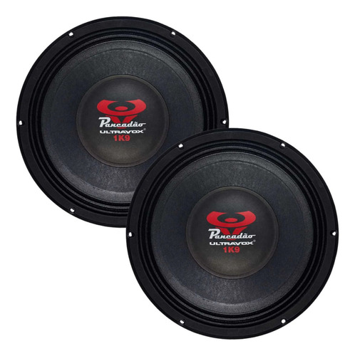 2 Alto Falante Woofer 1k9 Ultravox Pancadão 12 Pol 1900w Rms