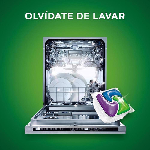 Imagen 3 de 10 de Cascade Platinum Actionpacs Detergente Lavavajillas 21 Pz