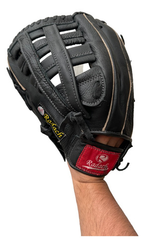 Guante Radach Fielder 12.75 Pulgadas Mod 620 Zurdo Negro