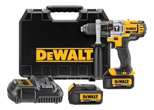 Taladro Percutor Inalambrico 20v Dewalt Dcd985l2 Dewalt Color Amarillo