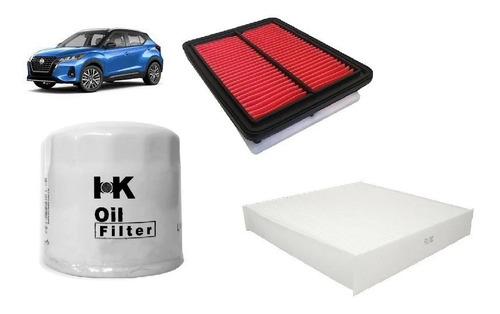 Filtro Aire-polen-aceite Nissan Kicks 1.6 2017-2022