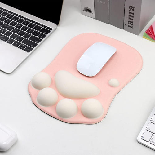 Mouse Pad Ergonomico Gel Silicon Reposamuñecas Alfombrilla