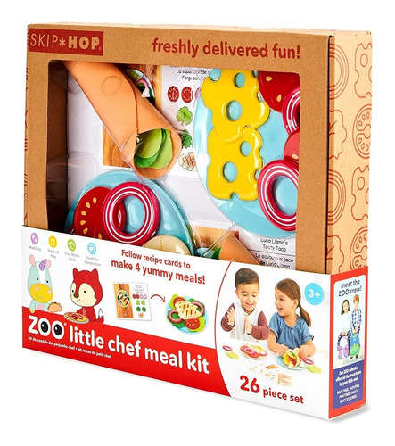 Juego De Chef Skip Hop Zoo Infantil Kit De Comida Febo