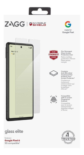 Mica Protector De Pantalla Zagg Para Google Pixel 6 Normal