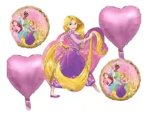 Comprar Set 5 Globos Rapunzel Enredados Decoración Fiesta Infantil