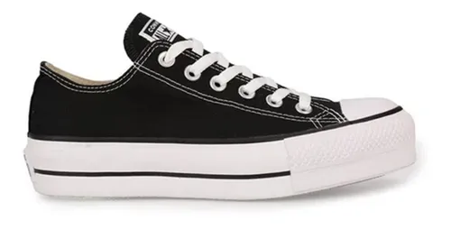 Zapatillas Converse Star Plataforma Negro Exclusiva Dama