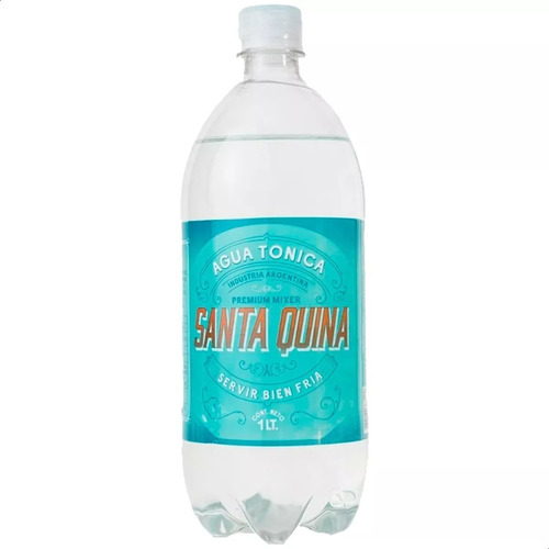 Santa Quina Agua Tonica Sin Azucar X1 Litro Gaseosa