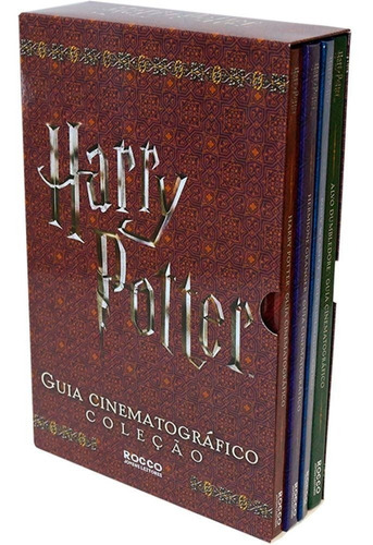Livro Box Harry Potter Guia Cinematográfico - 4 Livros