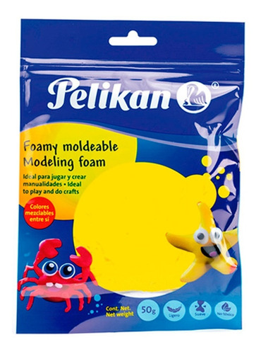 Foamy  Moldeable Amarillo 50g  Pelikan 