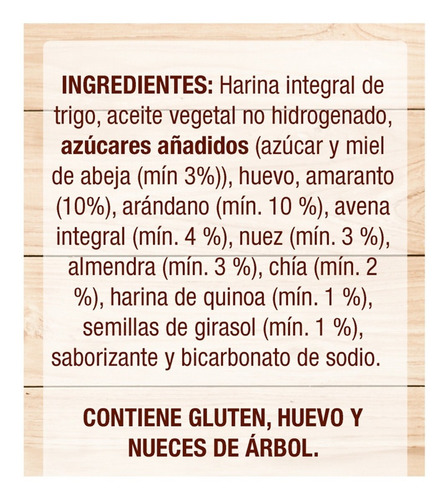 Imagen 5 de 6 de 2 Cajas Galletas Super Cookies 630g Taifelds Miel Superfoods