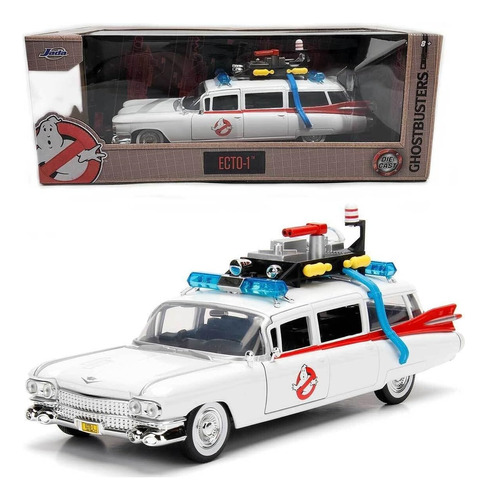 Jada Toys Hollywood Rides: Los Cazafantasmas Ecto-1 White 1: