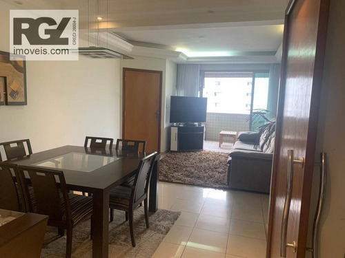 Apartamento À Venda, 132 M² Por R$ 600.000,00 - Boqueirão - Santos/sp - Ap6495