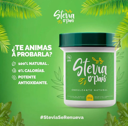 Stevia D'pais Pote De 66 Gr