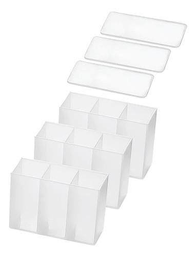 2 Caja De Almacenamiento De Cosméticos 2x3 Uds, 2 Piezas