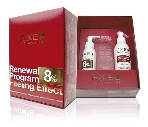 Peeling Facial Exel Kit 8% Máscara Cosmetología