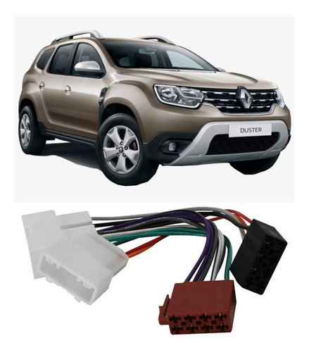 Chicote Renault Duster 2010 A 2020 Rádio Multimidia Dvd Cd