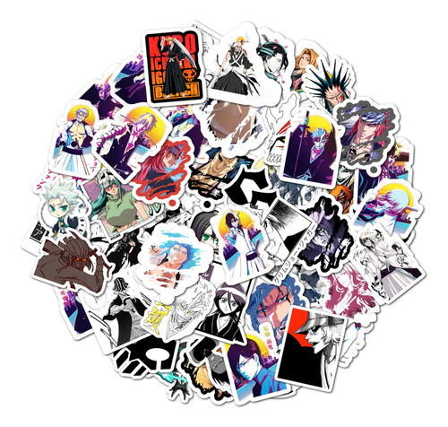 Pack 50 Stickers Anime Bleach Ichigo Kurosaki Hollow