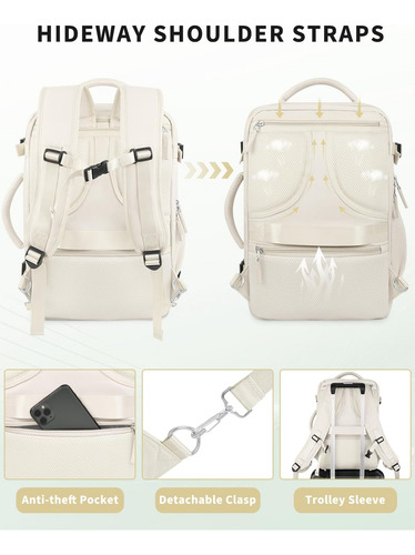 Mochila De Viaje Extragrande Hanples Para Mujer Como Pers...