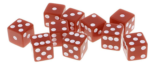 Set / 10pcs Six Sided D6 Digital D\\\\u0026d Rpg De Café