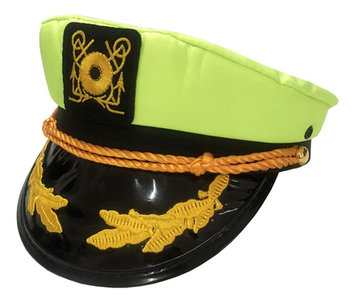 Gorra De Capitán De Barco, Almirante, Marinero Bordada