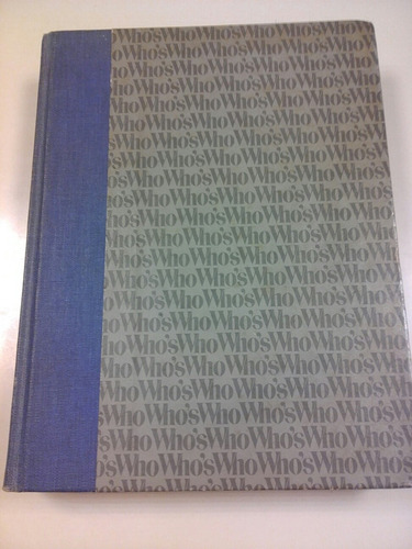 Libro Whos Who In The World. Edición 1971/1972