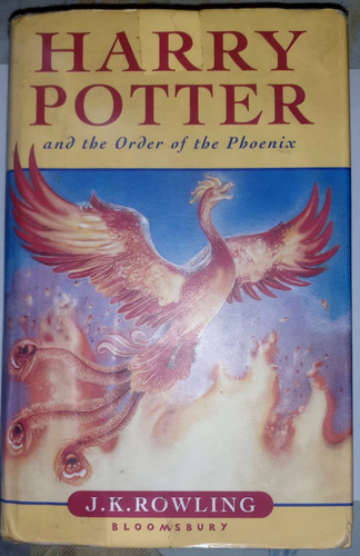 Harry Potter Orden Fenix Ingles Tapa Dura Ed De Epoca 2003