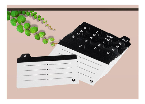Caja De Almacenamiento De Tarjetas De Visita De Escritorio.