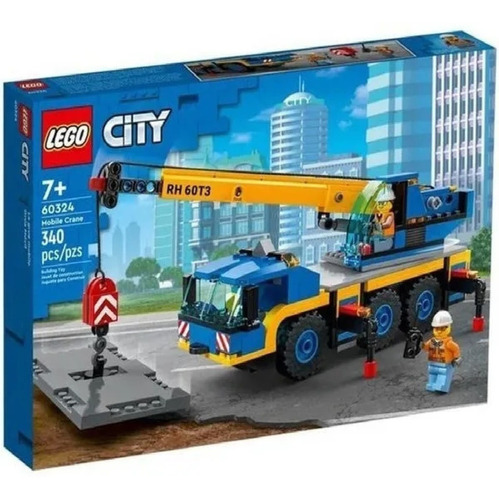 Lego Cidade 60324 City Caminhão Guincho Móvel 340 Peças