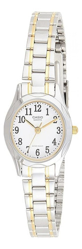 Reloj Para Mujer Casio Ltp-1275sg-7b Plateado