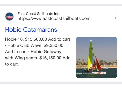 Hobie Catamaran Getaway