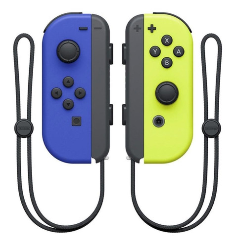 Control Joy Con L Y R Nintendo Switch Amarillo Y Azul Neon