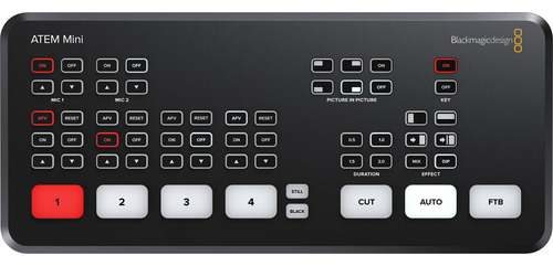 Switcher Blackmagic Design Atem Mini Studio Hdlive