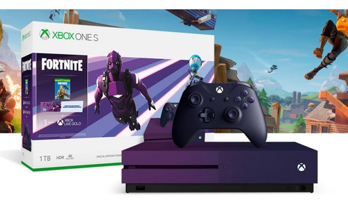 Consola Xbox One S De 1tb 4k Edicion Especial Fornite Nueva