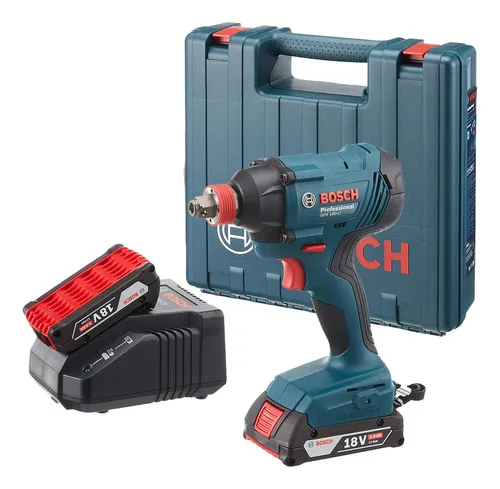 Llave Impacto Inalambrica 18v 2 Bater 1,5ah Bosch Gdx 180-li