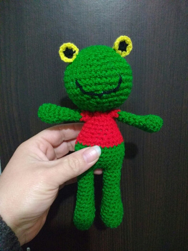 Sapo Pepe Tejido Crochet