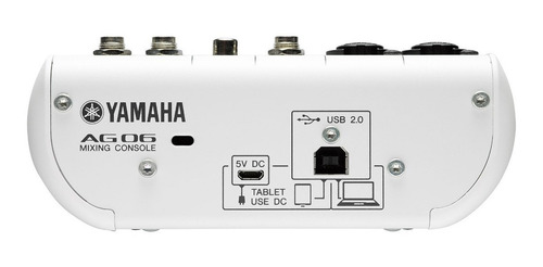 Yamaha Ag06 Mixer Multifunción 6 Canales Interfase Usb Fx