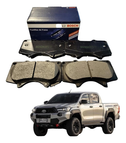 Pastilla Freno Toyota Hilux 2.5 2.8 3.0 Sw4 2.7 3.0 Del