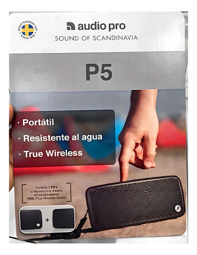 Audio Pro P5 Bocina Portátil Clasificación Ipx4 Cst