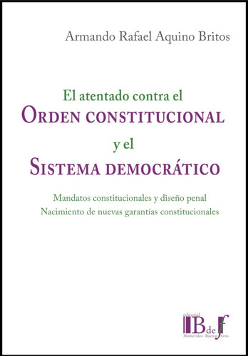 Aquino - Orden Constitucional Y Sistema Democrático - Bdef
