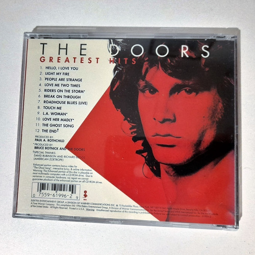 C D The Doors  Greatest Hits (leer Bien La Descripción)
