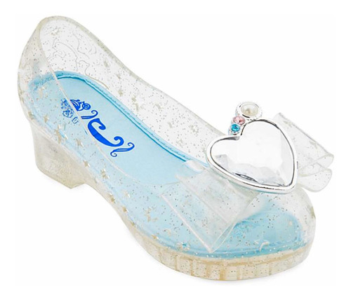 Sapato Cinderela Com Luzes Que Piscam Original Disney Store | Parcelamento  sem juros