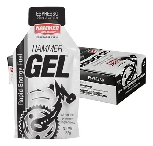 Hammer Gel Energetico 24 Pack Sabor Espresso