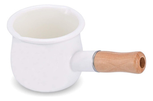 Yumcute Home  Sarten Para Leche Esmaltada, Mini Calentador